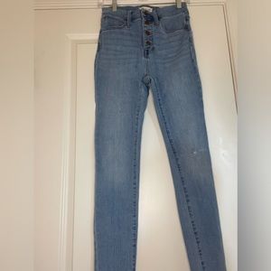 Madewell button front denim